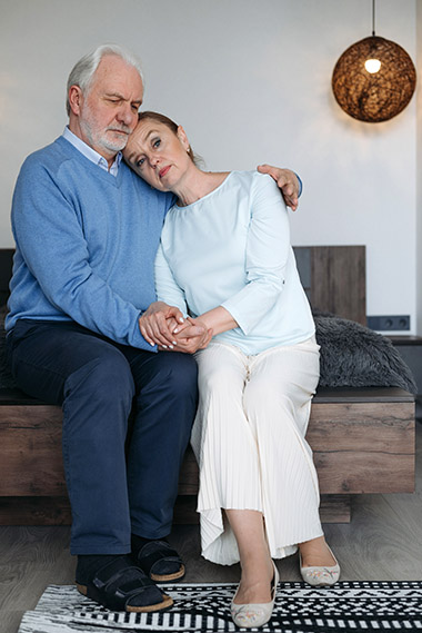 couple coping with chronic  pain