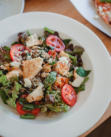 healthy salad on a plate