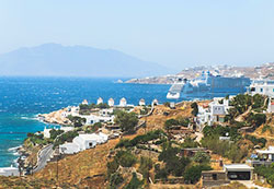 The sland of Mykonos
