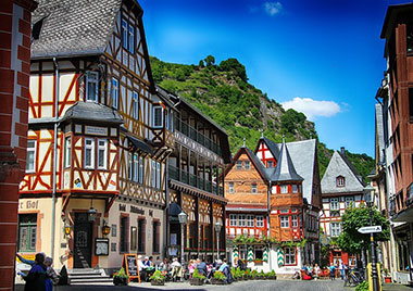 Bacharach quaint bavarian architecture