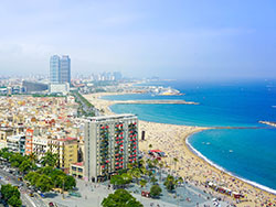 Barcelona coast