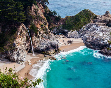 Waterfall in Big Sur