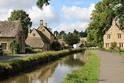 Quaint houses in the Cotswolds