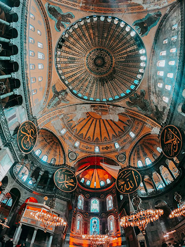 Interior of Hagia Sophia