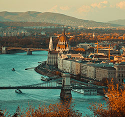 Budapest aerial view