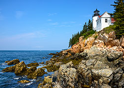 Bass Harbor Lighthouse in Maine
