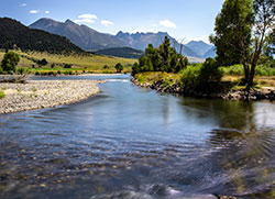 Yellowstone River in Montana