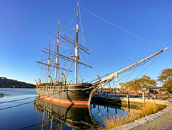 Mystic Seaport with Ship