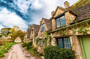 Bibury cottages, England