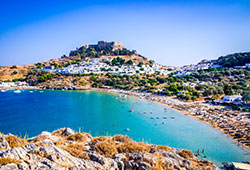 The island of Rhodes